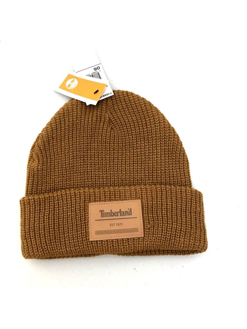 Timberland Men's Bronze Knit Cuffed Hat OSFM
